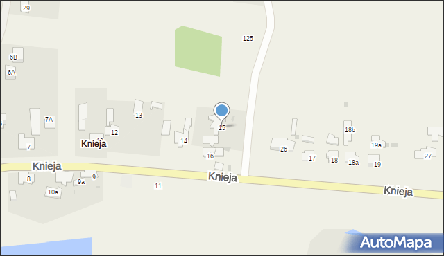 Knieja, Knieja, 15, mapa Knieja