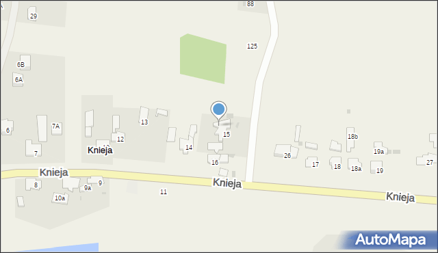 Knieja, Knieja, 15a, mapa Knieja