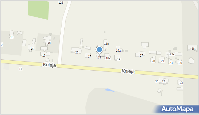 Knieja, Knieja, 18, mapa Knieja