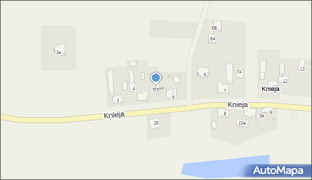 Knieja, Knieja, 5/3, mapa Knieja