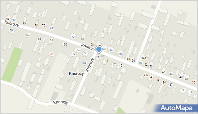Knorozy, Knorozy, 51, mapa Knorozy