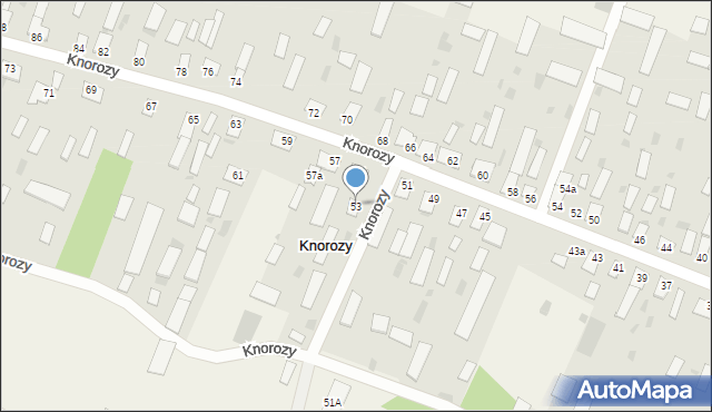 Knorozy, Knorozy, 53, mapa Knorozy