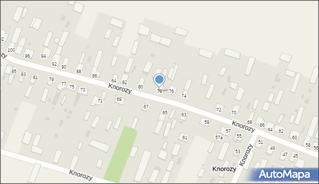 Knorozy, Knorozy, 78, mapa Knorozy