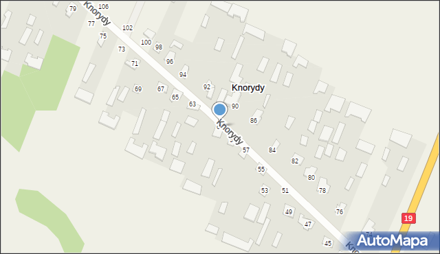 Knorydy, Knorydy, 61, mapa Knorydy