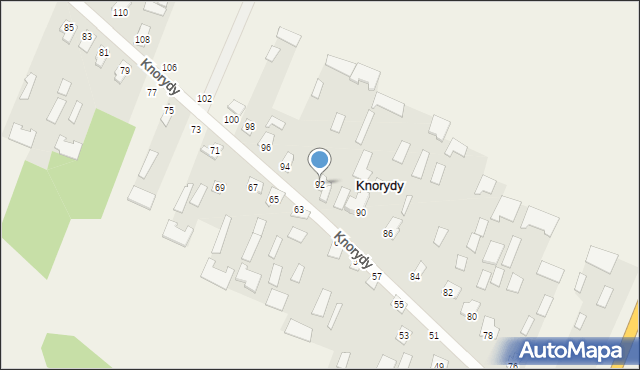 Knorydy, Knorydy, 92, mapa Knorydy