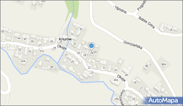 Knurów, Knurów, 24, mapa Knurów