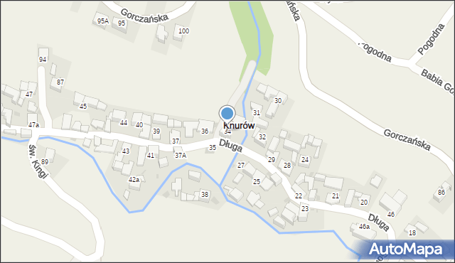 Knurów, Knurów, 34, mapa Knurów