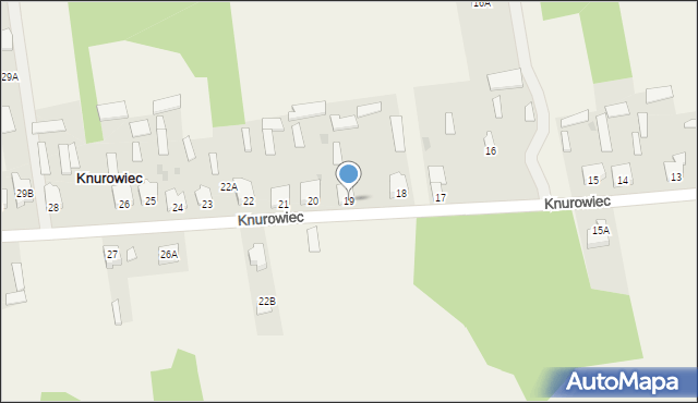 Knurowiec, Knurowiec, 19, mapa Knurowiec