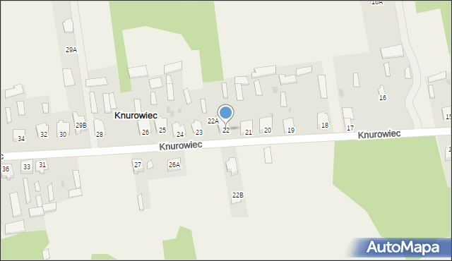 Knurowiec, Knurowiec, 22, mapa Knurowiec