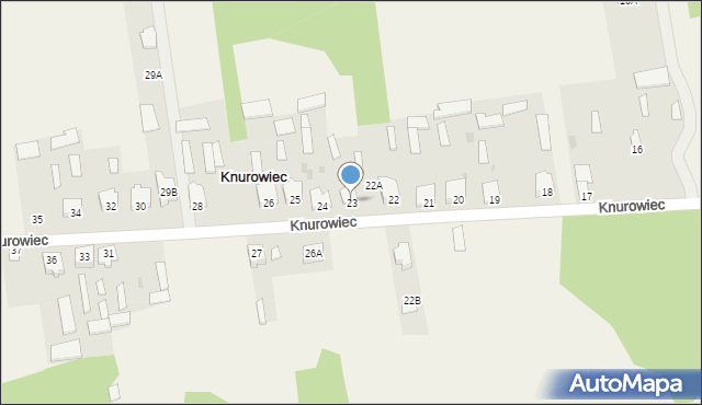 Knurowiec, Knurowiec, 23, mapa Knurowiec