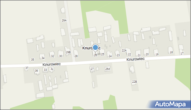 Knurowiec, Knurowiec, 26, mapa Knurowiec