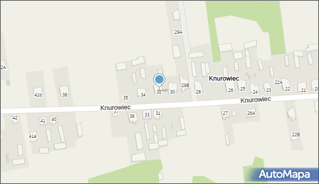 Knurowiec, Knurowiec, 32, mapa Knurowiec