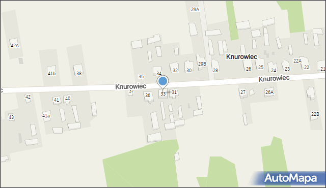 Knurowiec, Knurowiec, 33, mapa Knurowiec