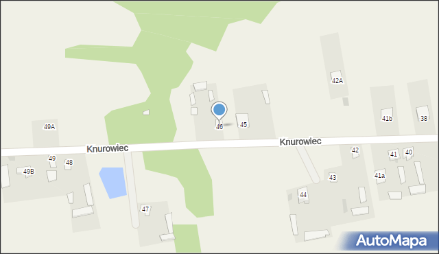 Knurowiec, Knurowiec, 46, mapa Knurowiec