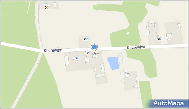 Knurowiec, Knurowiec, 48, mapa Knurowiec