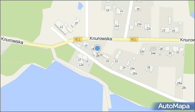 Kuźnia Nieborowska, Knurowska, 18, mapa Kuźnia Nieborowska