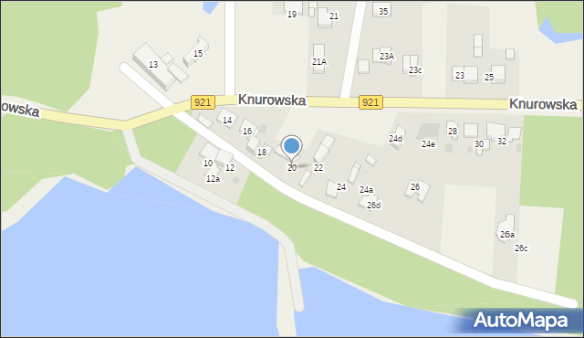 Kuźnia Nieborowska, Knurowska, 20, mapa Kuźnia Nieborowska