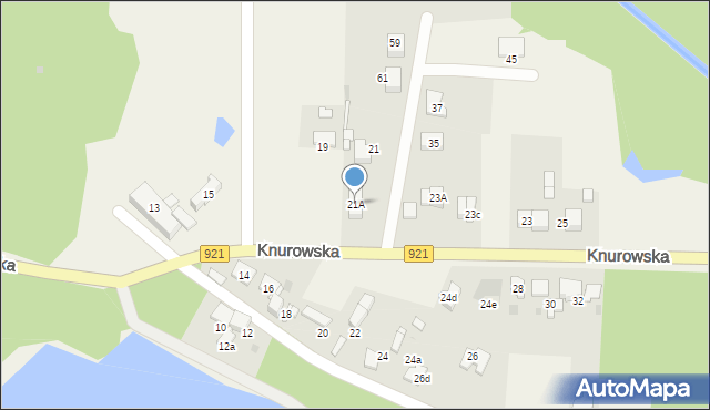 Kuźnia Nieborowska, Knurowska, 21A, mapa Kuźnia Nieborowska