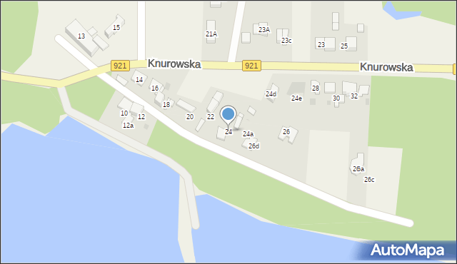 Kuźnia Nieborowska, Knurowska, 24, mapa Kuźnia Nieborowska