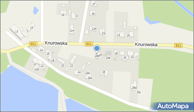 Kuźnia Nieborowska, Knurowska, 24d, mapa Kuźnia Nieborowska