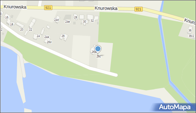 Kuźnia Nieborowska, Knurowska, 26c, mapa Kuźnia Nieborowska