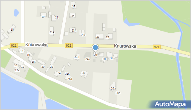 Kuźnia Nieborowska, Knurowska, 28, mapa Kuźnia Nieborowska