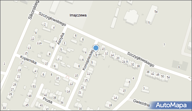 Aleksandrów Kujawski, Konopnickiej Marii, 3, mapa Aleksandrów Kujawski