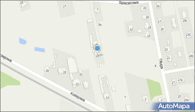 Aleksandrówka, Kolejowa, 13, mapa Aleksandrówka