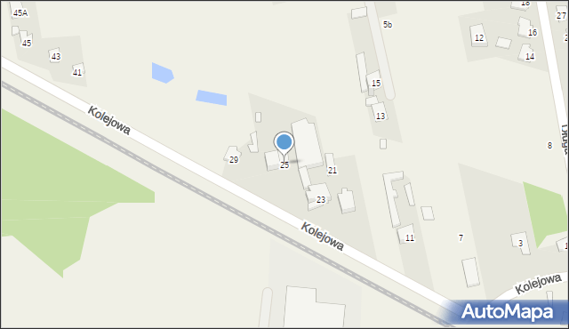 Aleksandrówka, Kolejowa, 25, mapa Aleksandrówka