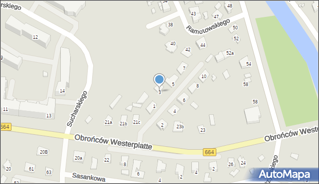 Augustów, Korczakowskiego Wojciecha, 3, mapa Augustów