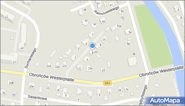 Augustów, Korczakowskiego Wojciecha, 6, mapa Augustów