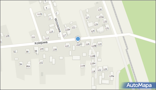 Augustówka, Kolejowa, 112, mapa Augustówka