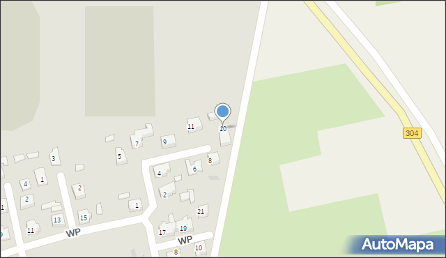 Babimost, Kościuszki Tadeusza, gen., 10, mapa Babimost