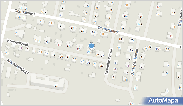 Barczewo, Konopnickiej Marii, 23, mapa Barczewo