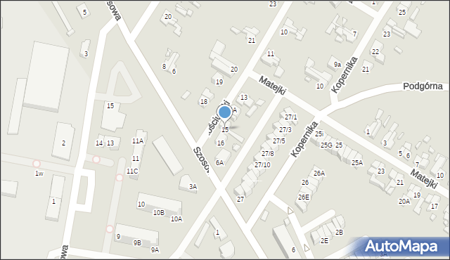 Barlinek, Kościuszki Tadeusza, gen., 15, mapa Barlinek