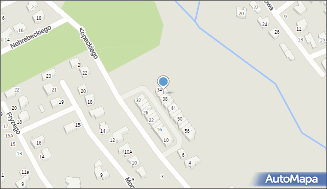 Bełchatów, Kopeckiego Kazimierza, 36, mapa Bełchatów