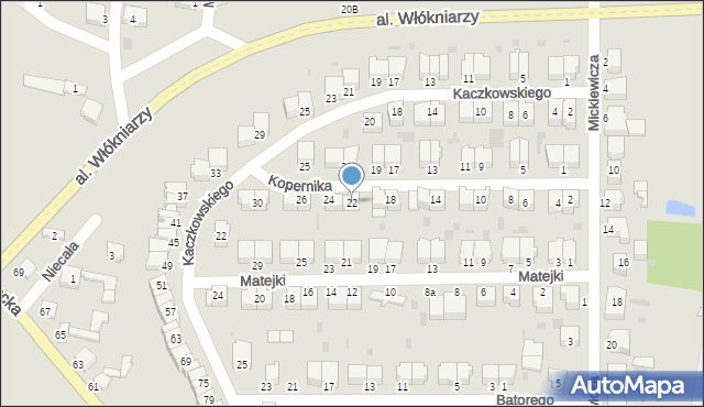 Bełchatów, Kopernika Mikołaja, 22, mapa Bełchatów