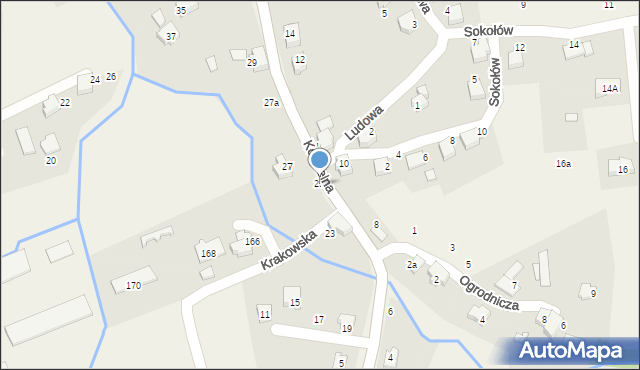 Bestwina, Kościelna, 25, mapa Bestwina