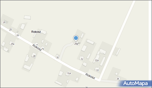 Bezwola, Komarowska, 25a, mapa Bezwola