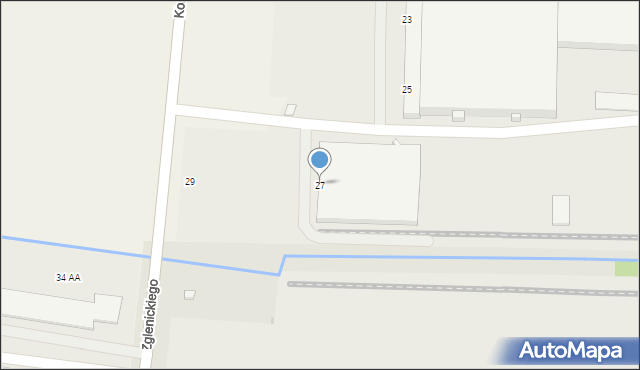 Biała, Kordeckiego Augustyna, ks., 27, mapa Biała