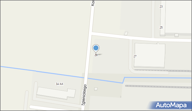 Biała, Kordeckiego Augustyna, ks., 29, mapa Biała