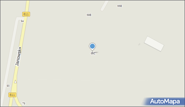 Biała Podlaska, Kolonia Francuska, 66C, mapa Białej Podlaskiej