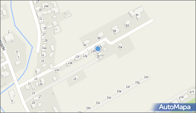 Bibice, Kościuszki Tadeusza, gen., 15, mapa Bibice