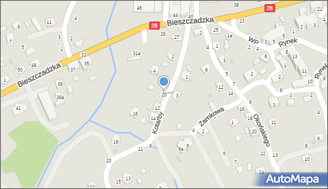 Bircza, Kotarby, płk., 10, mapa Bircza