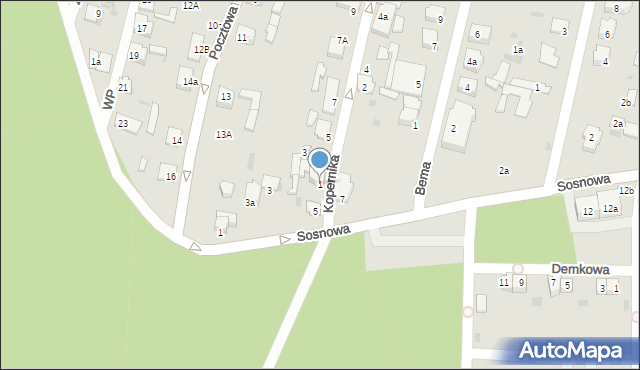 Blachownia, Kopernika Mikołaja, 1, mapa Blachownia