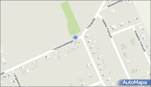 Bobolice, Kochanowskiego Jana, 1, mapa Bobolice