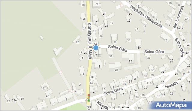 Bochnia, Konstytucji 3 Maja, 5, mapa Bochni