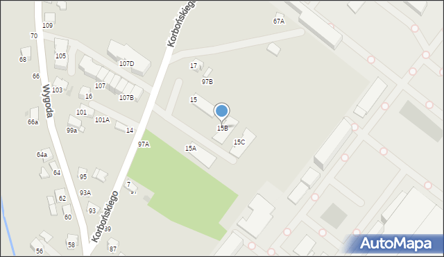 Bochnia, Korbońskiego Stefana, 15B, mapa Bochni