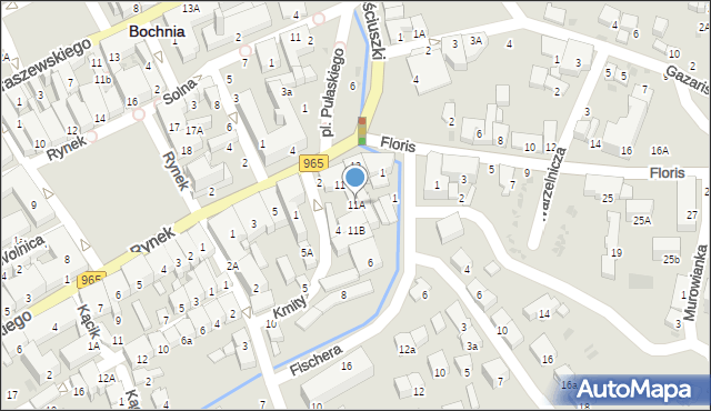 Bochnia, Kościuszki Tadeusza, gen., 11A, mapa Bochni