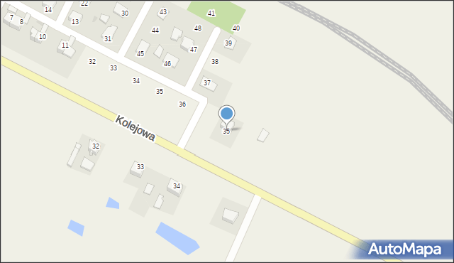 Bodzechów, Kolejowa, 35, mapa Bodzechów